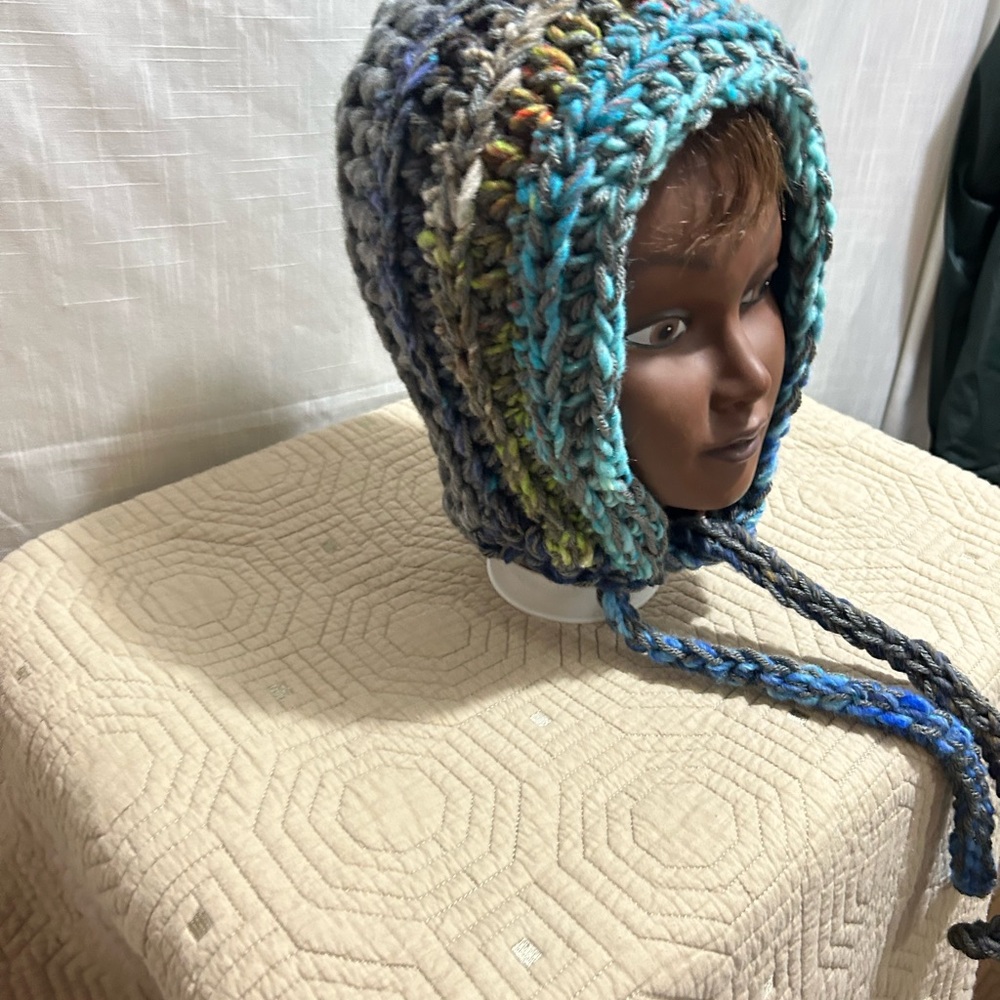Crochet hood NWOT - Picture 3 of 3